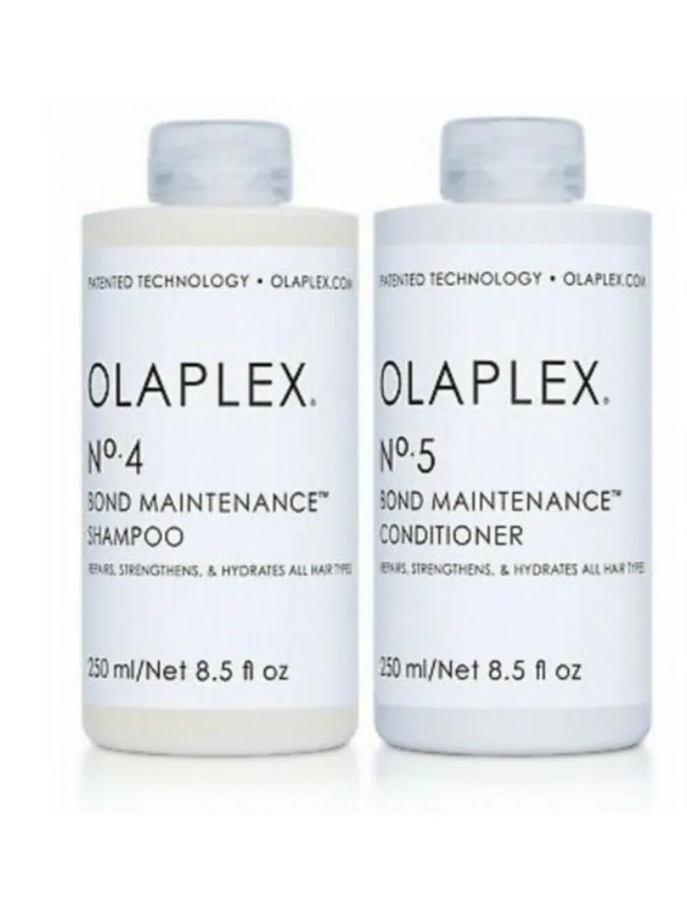 OLAPLEX No.4 Shampoo & No.5 Conditioner Brand New Full Size Bonding Set 8.5 FLOz